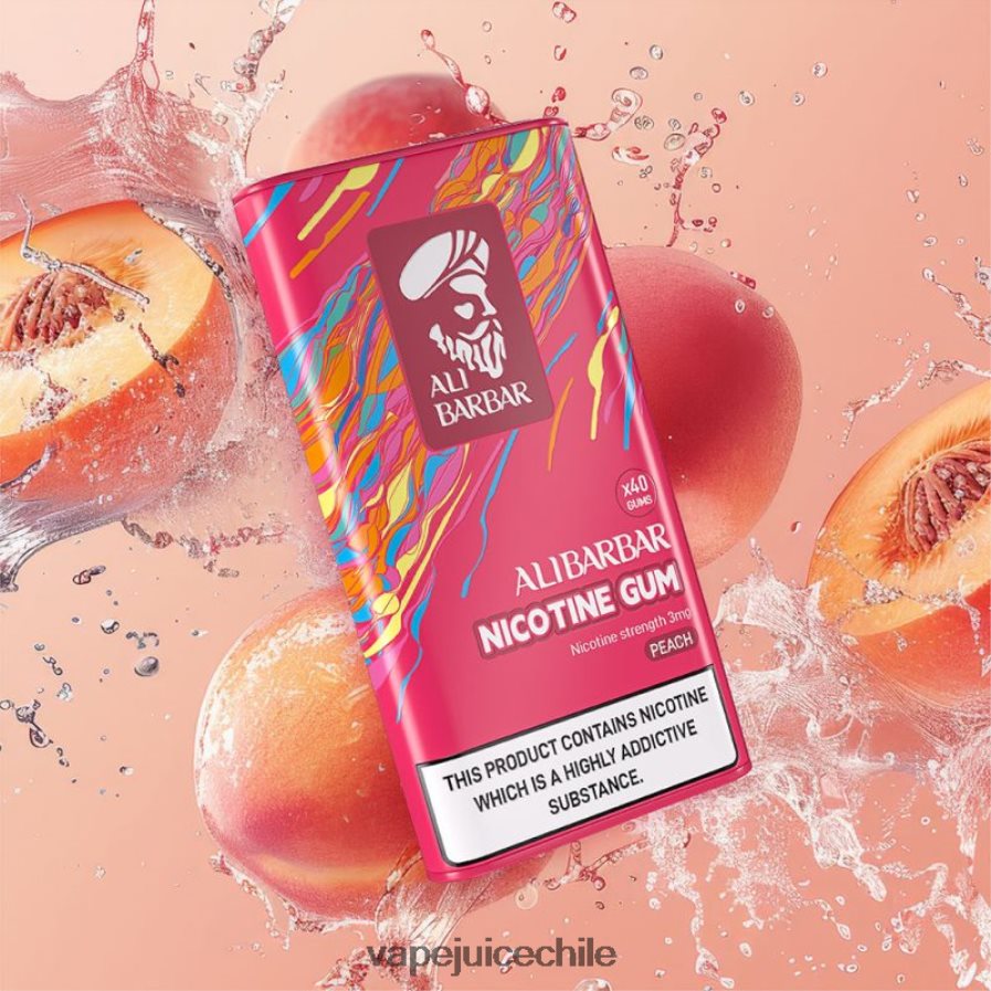 Alibarbar chicle de nicotina durazno V0F080102 Vape Fume