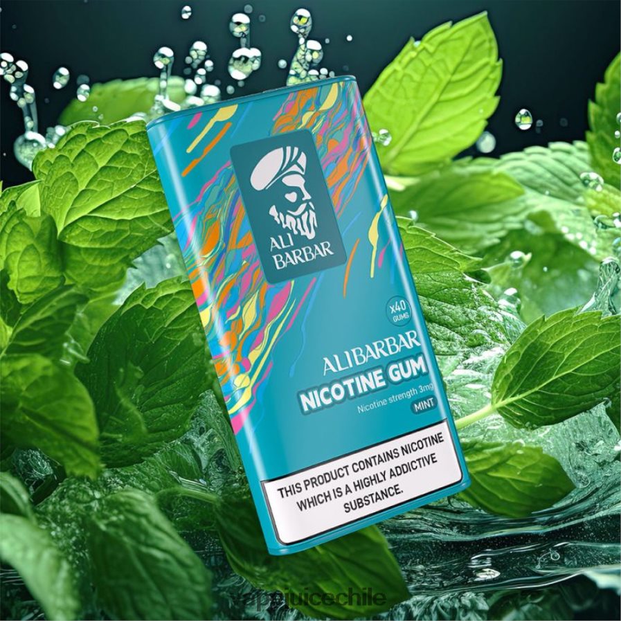 Alibarbar chicle de nicotina menta V0F080101 Vape Chile