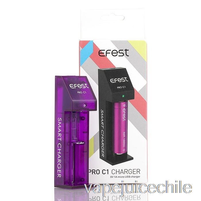 Vape Vhile Efest Pro C1 Cargador De Batería Inteligente De 1 Bahía