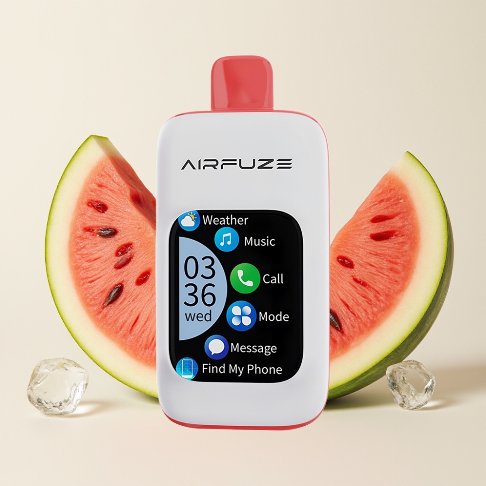 AirFuze Smart 30000 Puffs Disposable Pod 5% Nicotina Pantalla Táctil Tipo-C