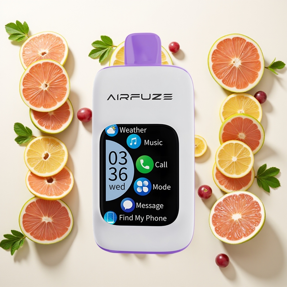 AirFuze Smart 30000 Puffs Dispositivo Pod Pantalla Táctil 5% Nicotina Tipo-C