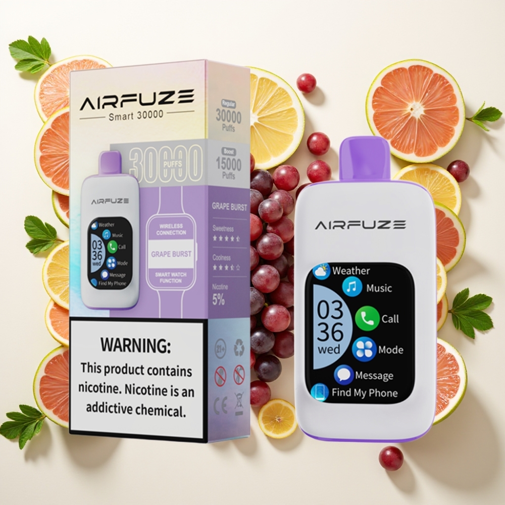 AirFuze Smart 30000 Puffs Dispositivo Pod Pantalla Táctil 5% Nicotina Tipo-C
