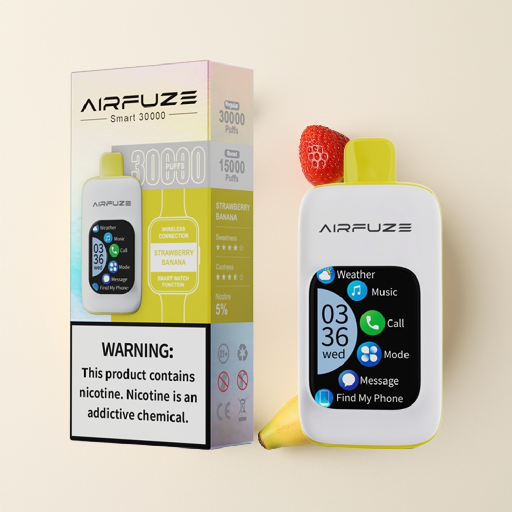 AirFuze Smart 30000 Puffs Pod Desechable con Pantalla Táctil 5% Nicotina
