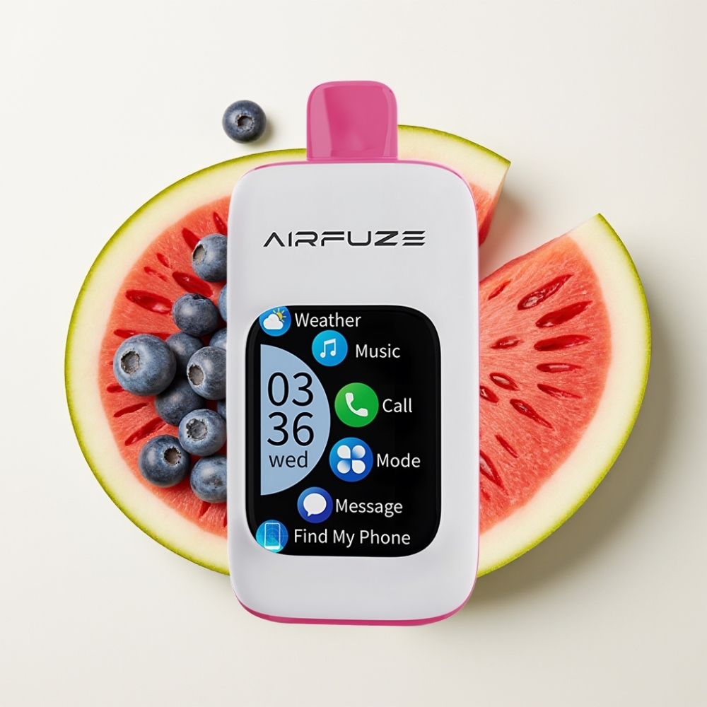 AirFuze Smart 30000 Puffs TFT Touch 5% Blueberry Watermelon