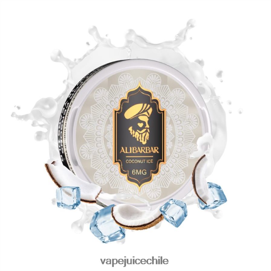 Alibarbar bolsas de nicotina hielo de coco V0F08083 Vape Recargable