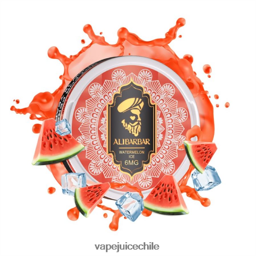 Alibarbar bolsas de nicotina hielo de sandia V0F08094 Vape Desechable