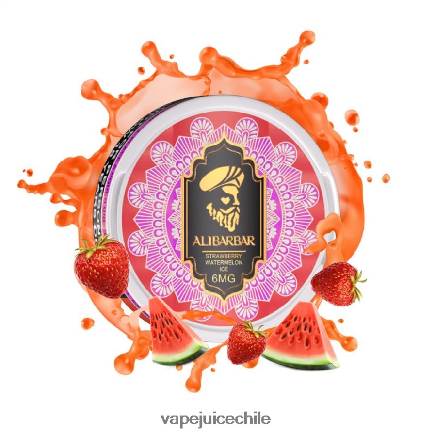 Alibarbar bolsas de nicotina hielo de sandia fresa V0F08093 Vape Recargable