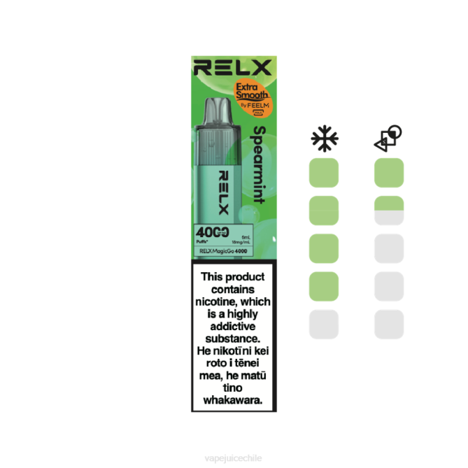 Vape Desechable menta verde - RELX MagicGo 4000 vaporizadores desechables 224V3