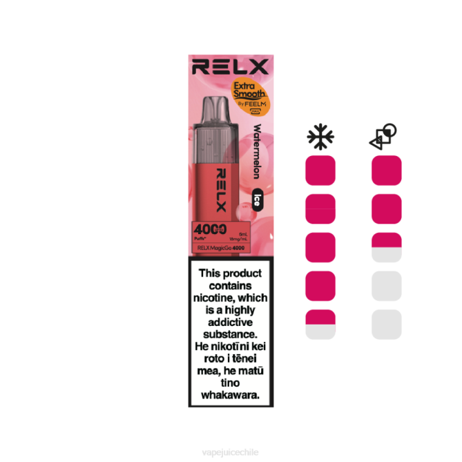 Vape Desechable sandía (hielo) - RELX MagicGo 4000 vaporizadores desechables 224V7