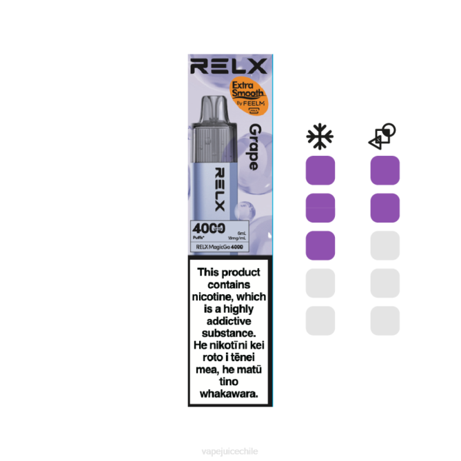 Vape Recargable uva - RELX MagicGo 4000 vaporizadores desechables 224V6