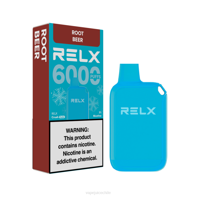 Cigarro Electrónico Chile cerveza de raíz - RELX Crush Pocket 6000 helado 224V20