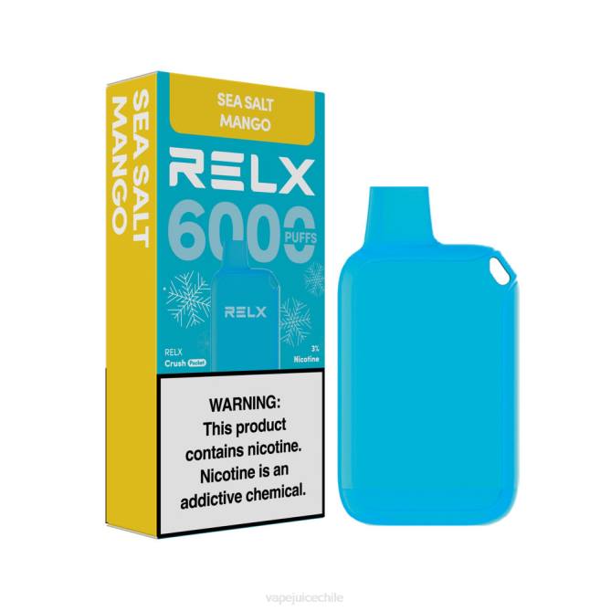 Vape Chile mango con sal marina - RELX Crush Pocket 6000 helado 224V13