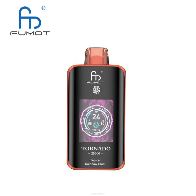 Fumot Tornado 25000 vaporizadores desechables explosión del arco iris tropical | DX6L13 Vape Liquid