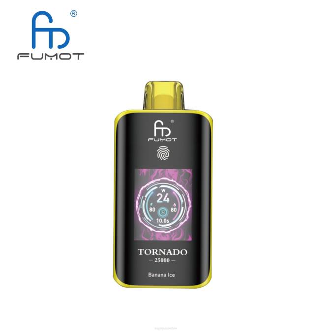 Fumot Tornado 25000 vaporizadores desechables hielo de plátano | DX6L1 Vape Liquid