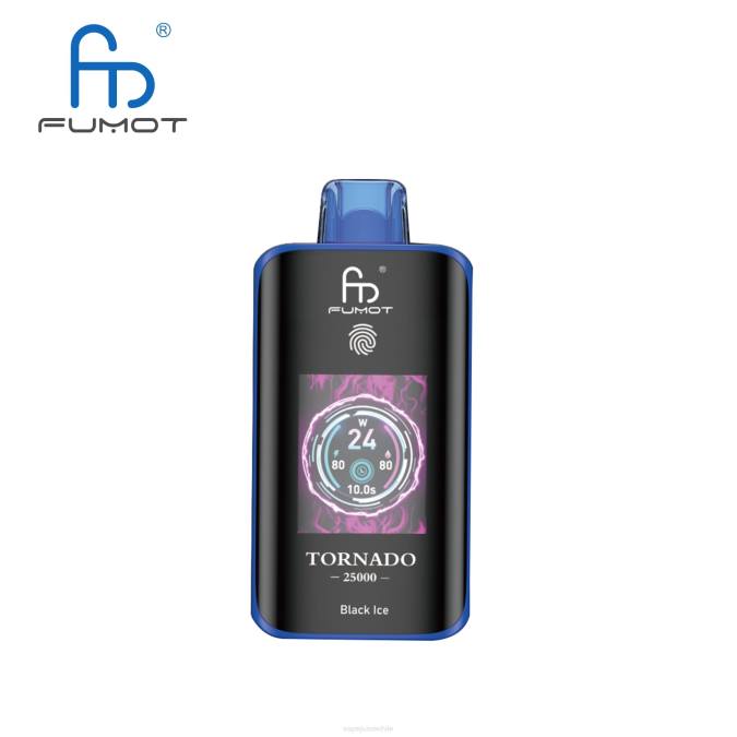 Fumot Tornado 25000 vaporizadores desechables hielo negro | DX6L2 Vape Liquid