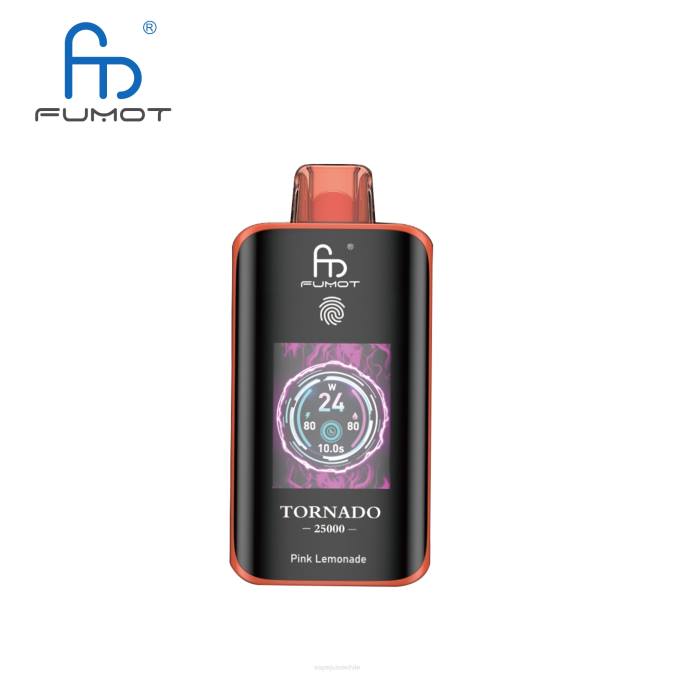 Fumot Tornado 25000 vaporizadores desechables limonada rosa | DX6L10 Vape Liquid