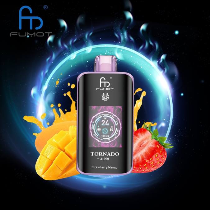 Fumot Tornado 25000 vaporizadores desechables mango fresa | DX6L11 Vape Liquid