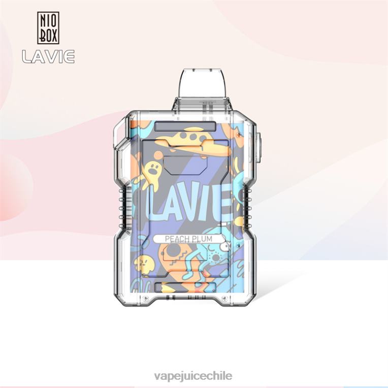 B0PZ6198 Vape Recargable - ciruela durazno LAVIE NIO BOX 9000 bocanadas