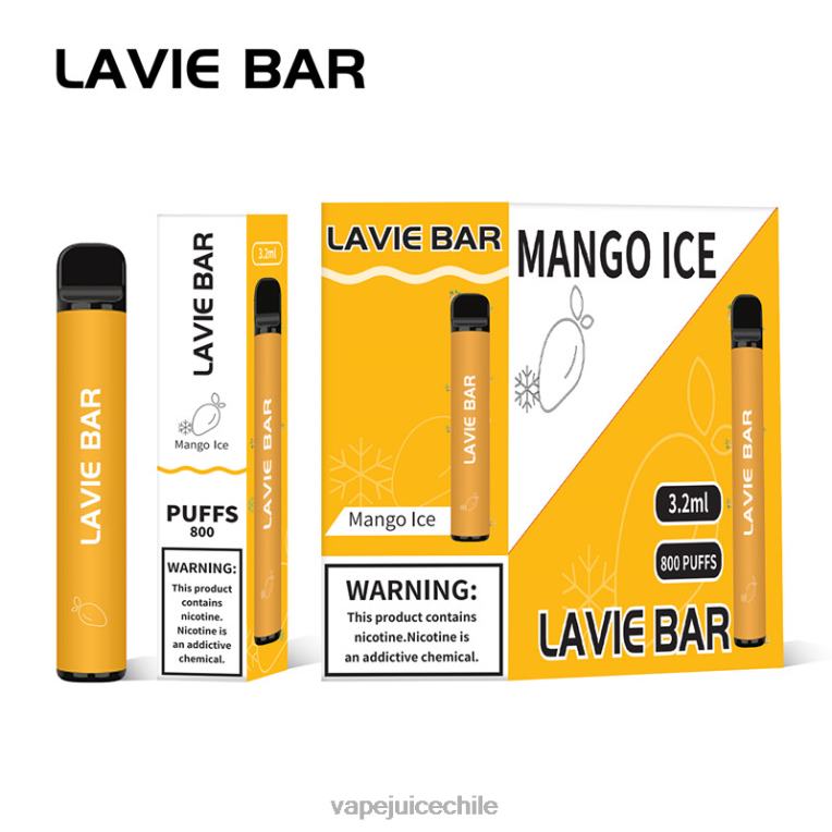 B0PZ6309 Vape Chile - hielo de mango LAVIE BAR 800 bocanadas
