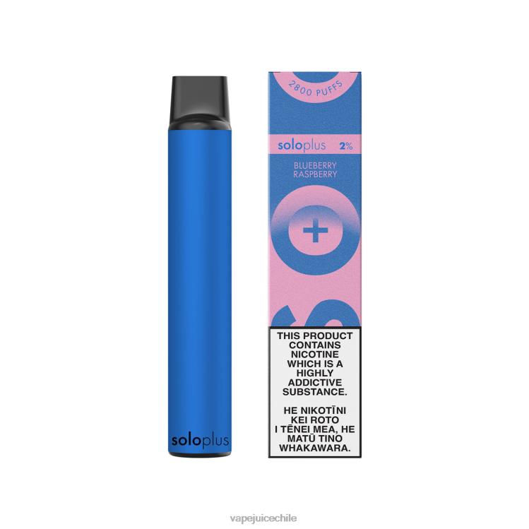 Vape Desechable frambuesa arándano - Solo Plus colección paraíso vape desechable 4V4T839