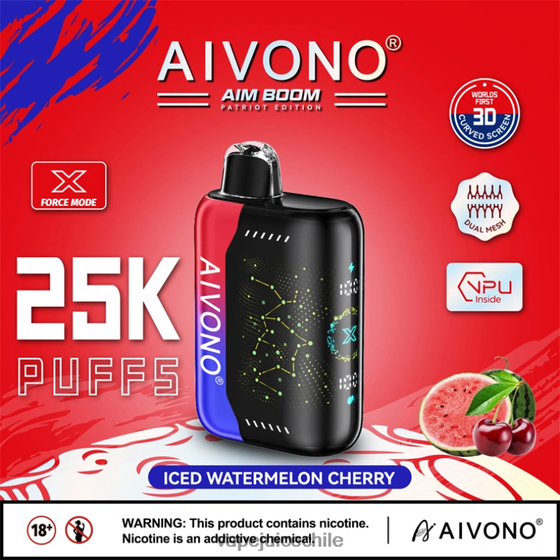 Aivono AIM BOOM 25000 cereza de sandía helada - 8N0N8347 Vape Desechable