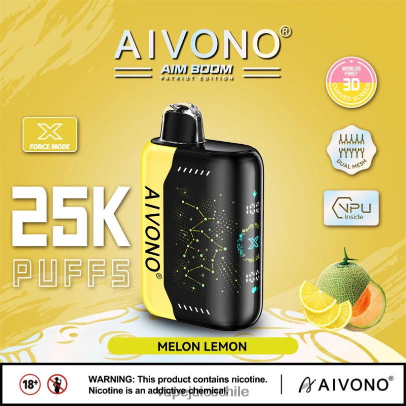 Aivono AIM BOOM 25000 melon limon - 8N0N8348 Cigarro Electrónico Chile
