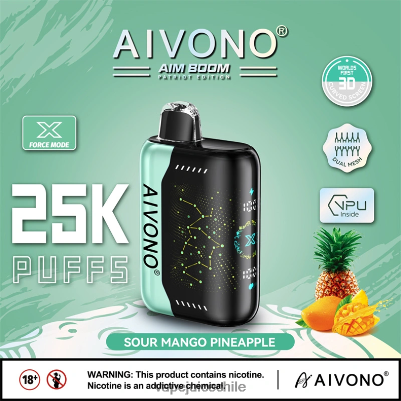 Aivono AIM BOOM 25000 piña de mango agrio - 8N0N8351 Vape Desechable