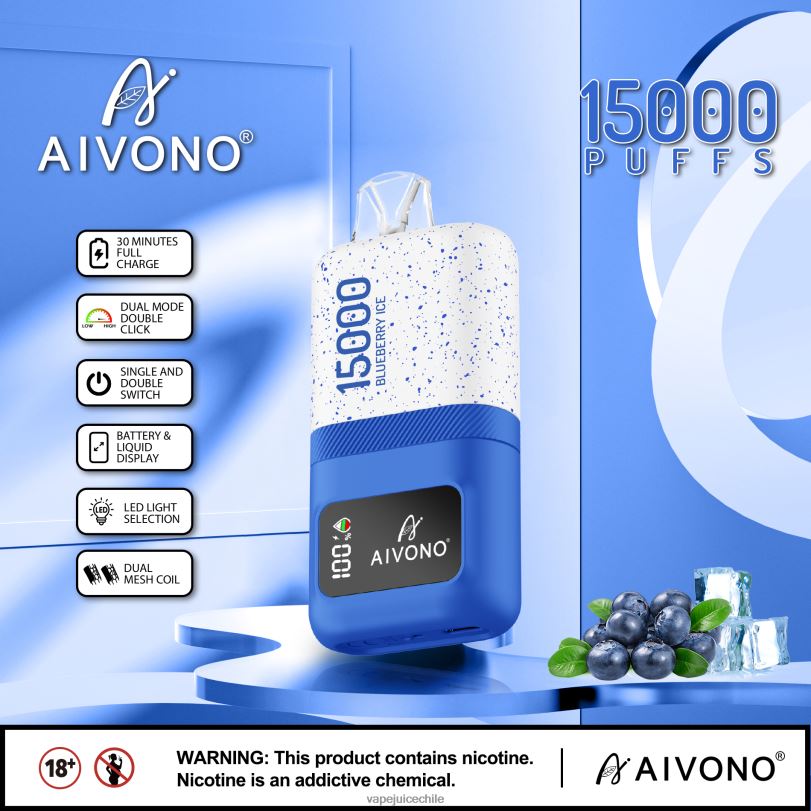 Aivono AIM magic 15000 hielo de arándanos - 8N0N868 Cigarro Electrónico Chile