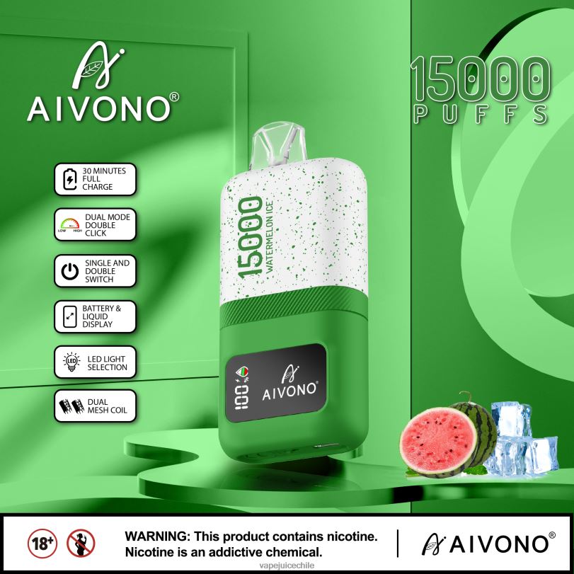 Aivono AIM magic 15000 hielo de sandia - 8N0N870 Vape Recargable