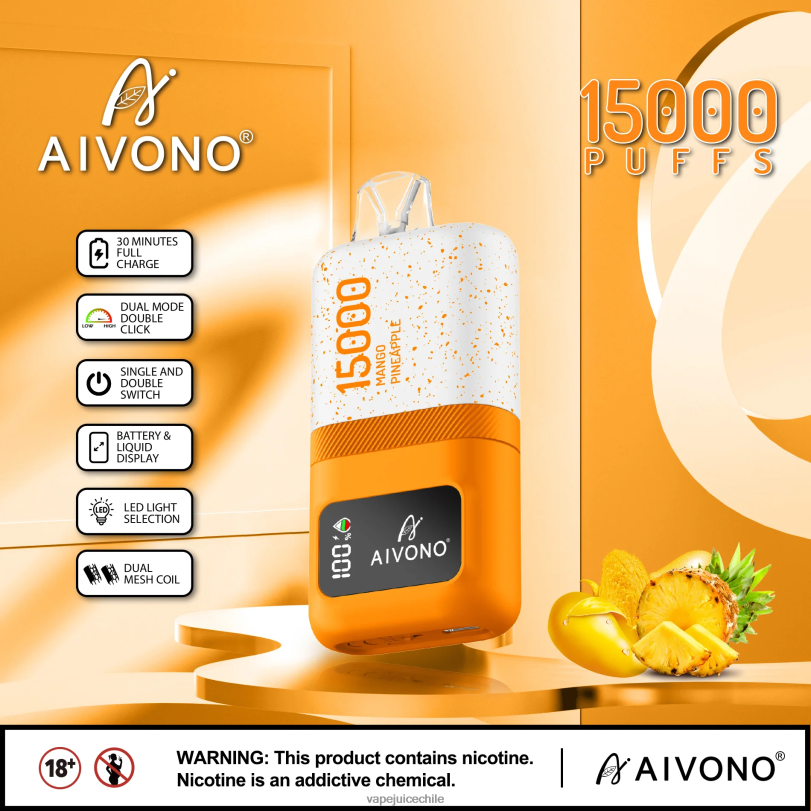 Aivono AIM magic 15000 mango piña - 8N0N869 Vape Chile