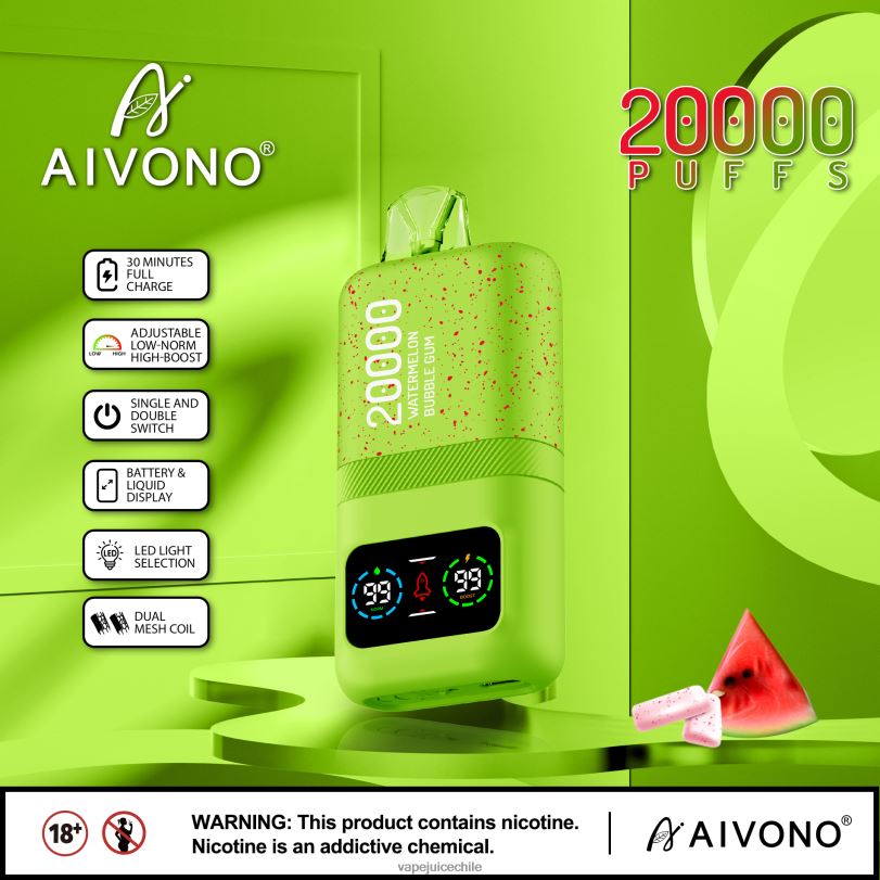 Aivono AIM magic 20000 chicle de sandía - 8N0N882 Vape Recargable
