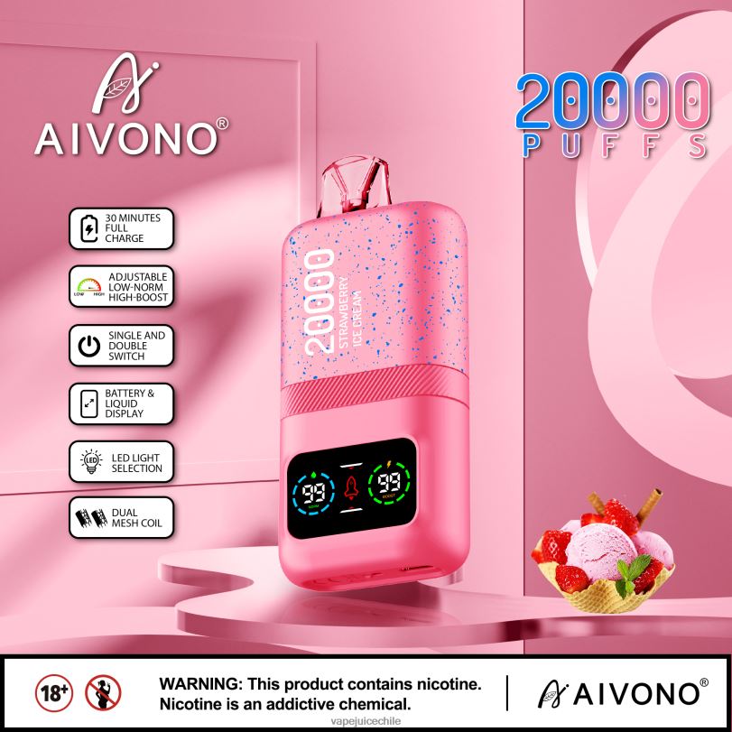 Aivono AIM magic 20000 helado de fresa - 8N0N880 Cigarro Electrónico Chile