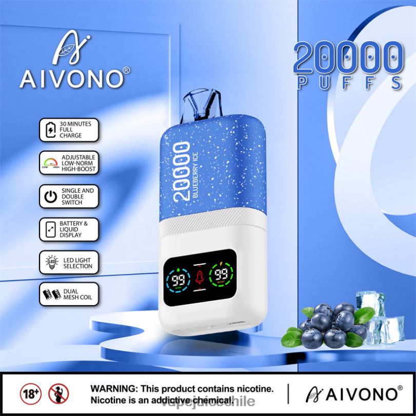 Aivono AIM magic 20000 hielo de arándanos - 8N0N873 Vape Chile