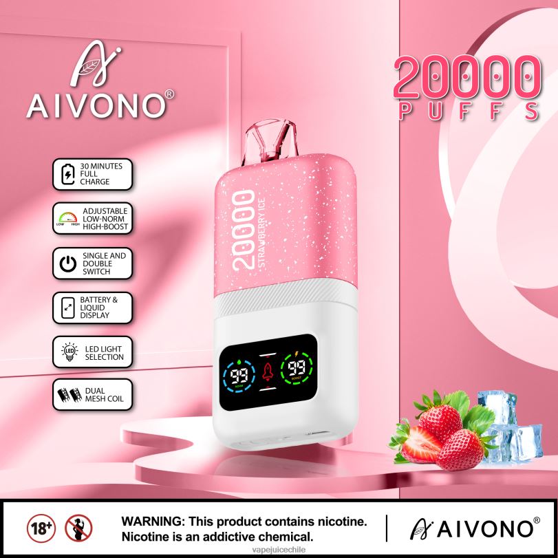 Aivono AIM magic 20000 hielo de fresa - 8N0N874 Vape Recargable