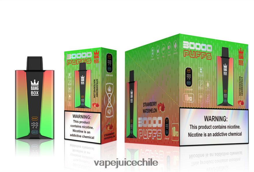 Cigarro Electrónico Chile N64Z0H75 sandia fresa - Bang Box Pantalla inteligente de 30000 inhalaciones