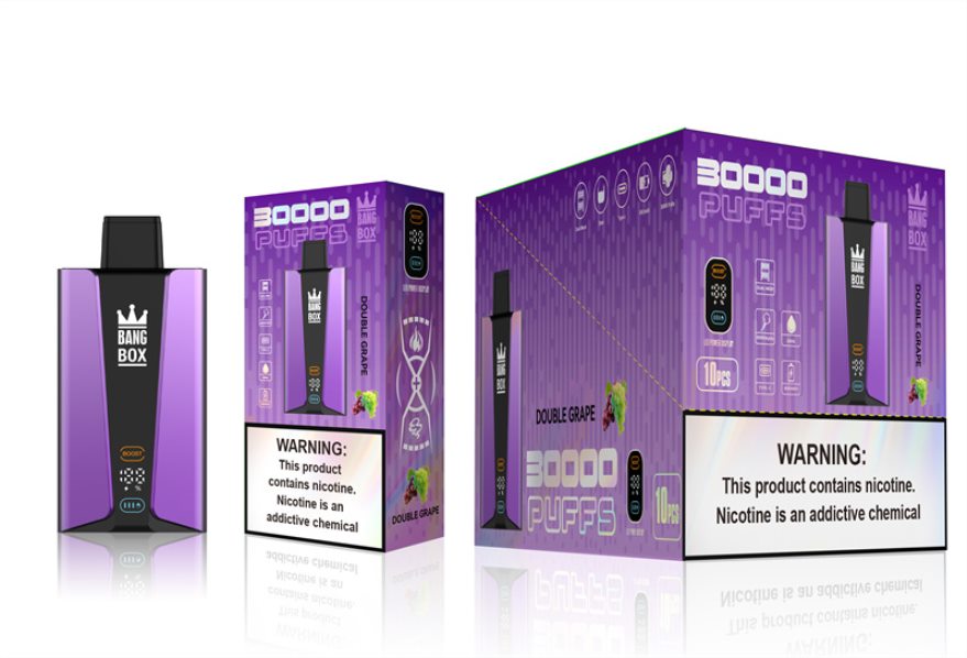 Cigarro Electrónico Chile N64Z0H85 uva doble - Bang Box Pantalla inteligente de 30000 inhalaciones
