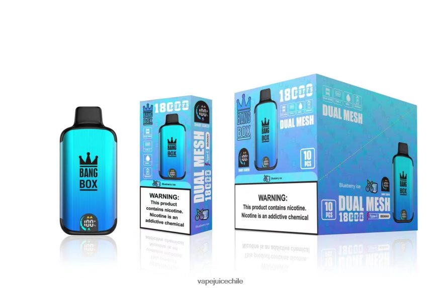 Cigarro Electrónico Chile N64Z0H90 hielo de arándanos - Bang Box 18000 bocanadas