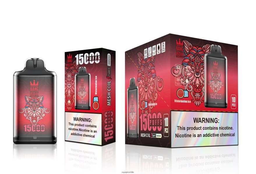 Vape Chile N64Z0H106 hielo de sandia - Bang Box s1-15000 bocanadas