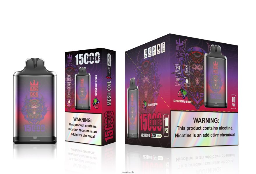 Vape Chile N64Z0H111 uva fresa - Bang Box s1-15000 bocanadas