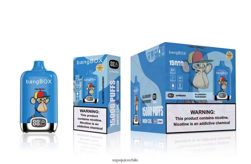 Vape Chile N64Z0H46 frambuesa arándano - Bang Box 15000 bocanadas