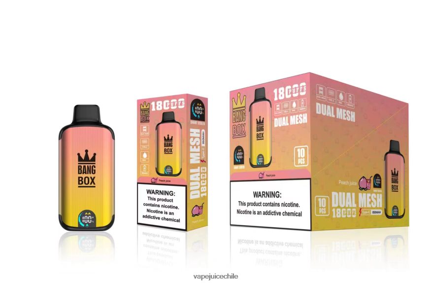 Vape Chile N64Z0H91 jugo de durazno - Bang Box 18000 bocanadas