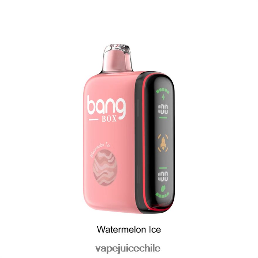 Vape Desechable N64Z0H34 hielo de sandia - Bang Box Pantalla de potencia inteligente de 9000-18000 inhalaciones