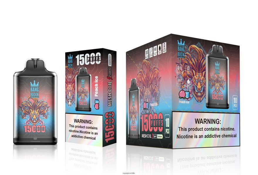 Vape Fume N64Z0H102 hielo de durazno - Bang Box s1-15000 bocanadas