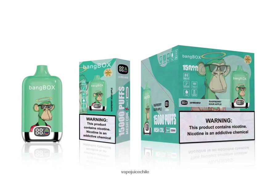 Vape Fume N64Z0H42 manzana agria de frambuesa - Bang Box 15000 bocanadas
