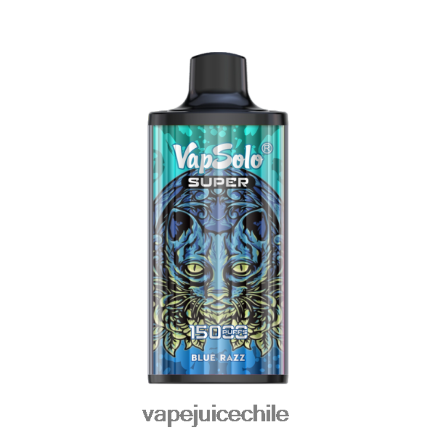 Vapsolo SUPER vaporizador desechable Razz azul V0F080126 Vape Chile