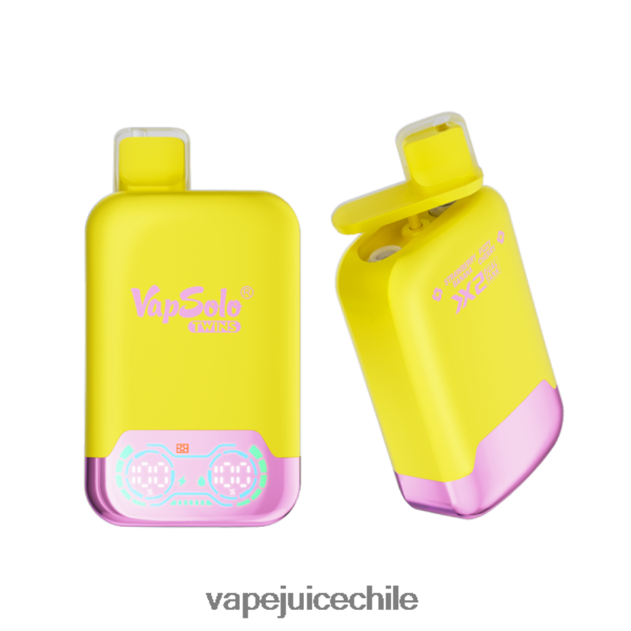 Vapsolo TWINS vaporizador desechable plátano fresa y cereza gaseosa V0F080144 Vape Desechable