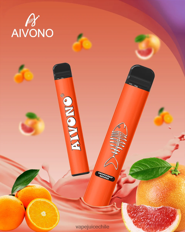 Aivono AIM FISHBONE 600 naranja pomelo - 8N0N8280 Cigarro Electrónico Chile
