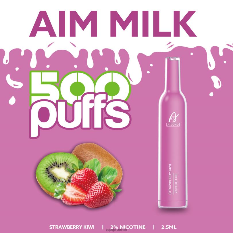 Aivono AIM MILK 500 kiwi fresa - 8N0N8271 Vape Desechable