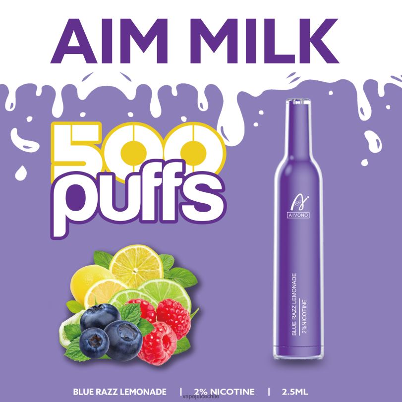 Aivono AIM MILK 500 limonada azul razz - 8N0N8264 Cigarro Electrónico Chile