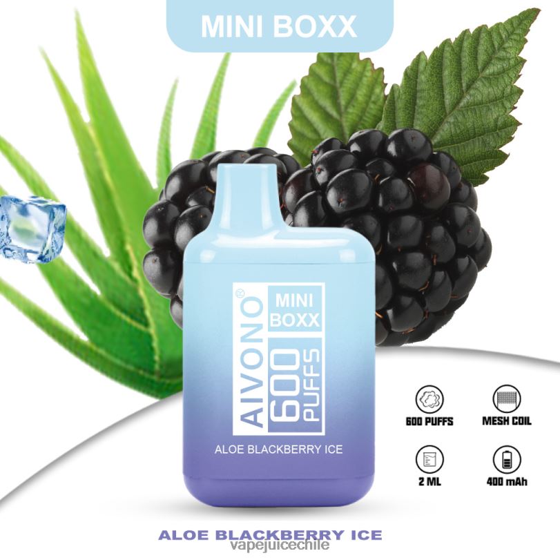 Aivono AIM MINI BOXX 600 hielo actual de aloe - 8N0N8240 Cigarro Electrónico Chile